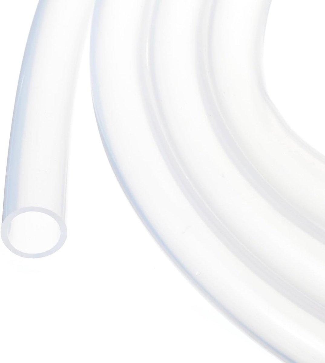SnelShoppen - 10ft Siliconen Slang 0.8" ID x 1" OD - Transparante Flexibele Huls voor Pomp, Sifon, Afvoer, Irrigatie en Brouwen - Hoog Temperatuur Bes