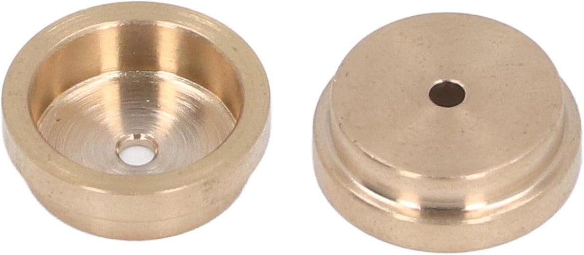 SnelShoppen - Batterij Adapter voor Filmcamera Belichtingsmeter, 2 Stuks Messing, Compatibel met LR44 Zink-Lucht Knopbatterijen, Geschikt voor PX625 M