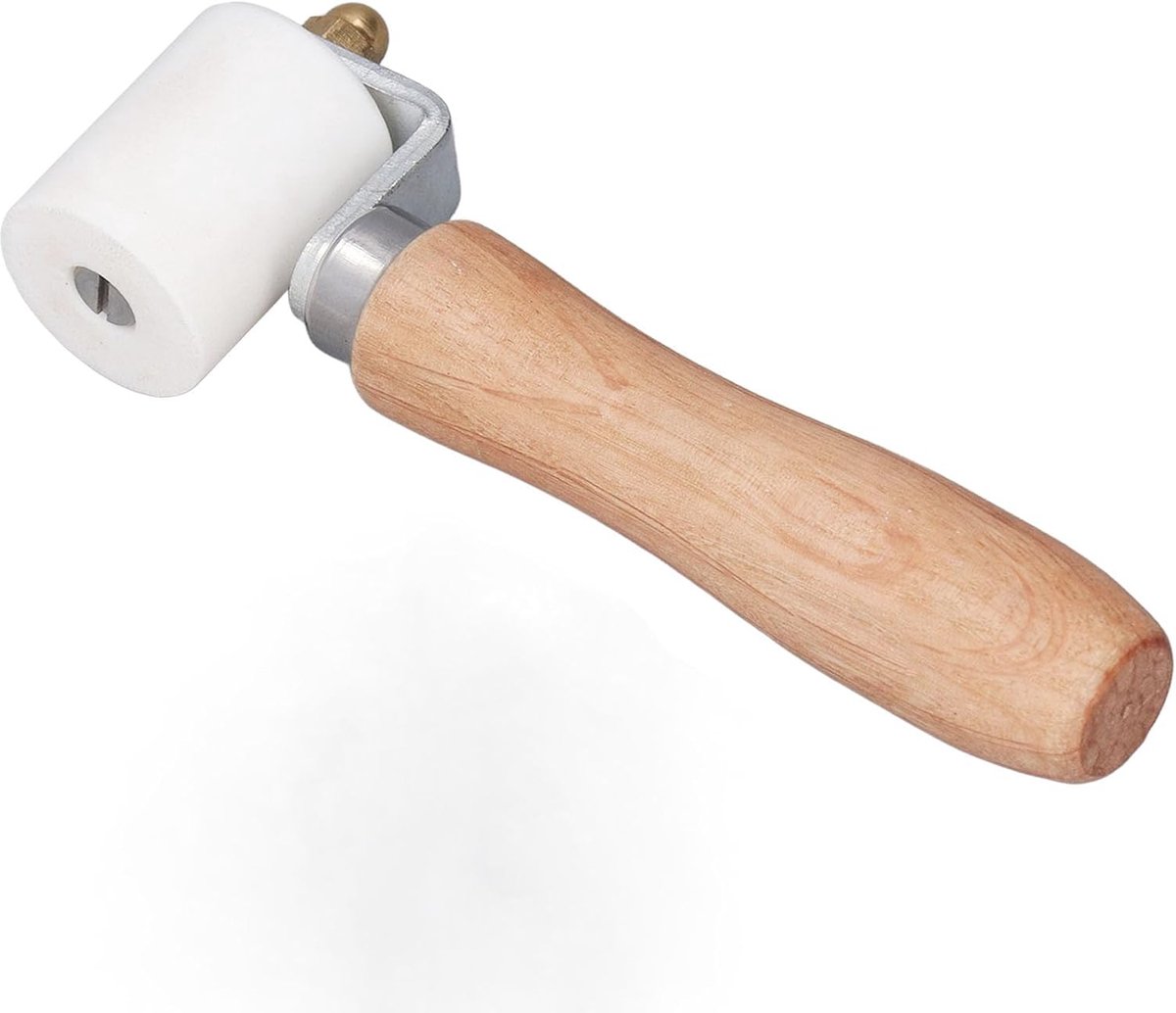 SnelShoppen - PTFE Naadroller 40Mm - 280℃ Hittebestendige Handdrukroller met Dubbel Lager - Ideaal voor PVC Lastechniek en Dektenten
