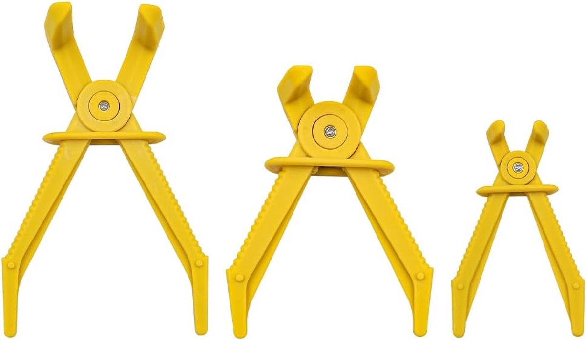 SnelShoppen - 3-delige flexibele slangleidingtangset Geïsoleerde nylon rembrandstofslangklemmen Autoslangklemgereedschap voor flexibele slangen