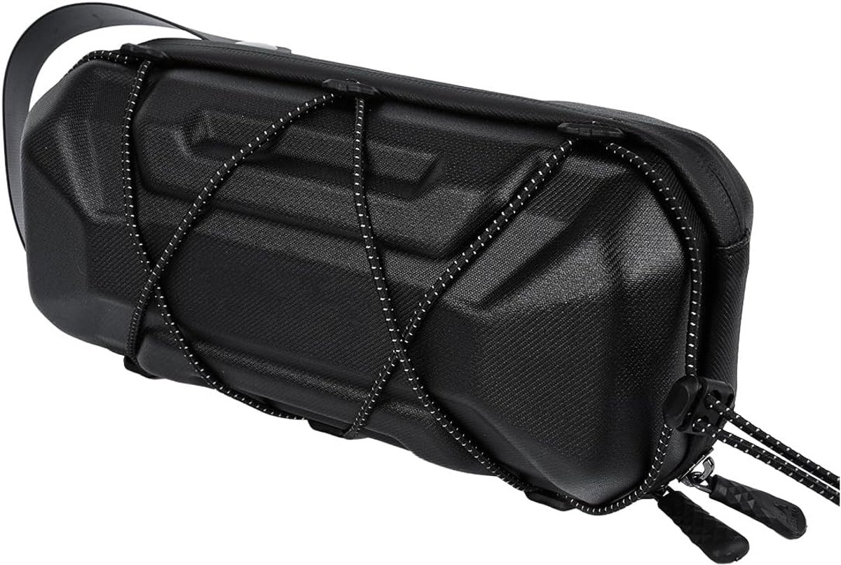 SnelShoppen - Waterdichte Scooter Tas voor Elektrische Scooters - Grote Handlebar Tas met Multikleurige Koorden - Geschikt voor Mijia, Segway, Ninebot