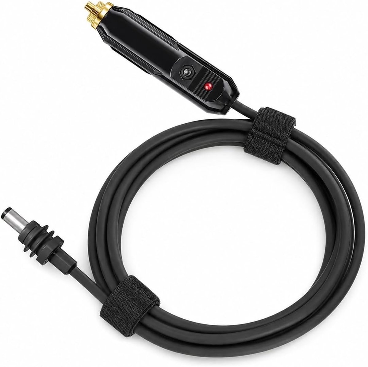 SnelShoppen - Mini DC Voedingskabel, 12V DC Auto Voedingskabel voor Satelliet, 18AWG IP68 Waterdichte Auto Oplaadkabel voor Vrachtwagens, Bussen, Sche