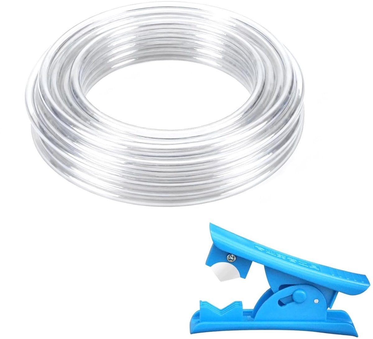 5 meter PTFE Teflon slang 2.5mm ID x 4mm OD voor 3D printers, direct extruder, transparant, geschikt voor Creality en Bambu Lab modellen