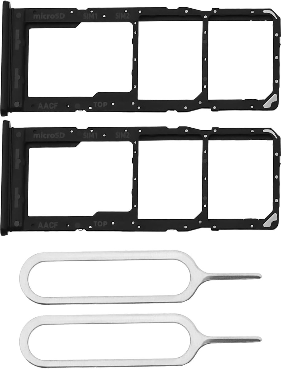 Dual SIM kaartslot houder - micro SD kaart houder - voor Samsung Galaxy A13 5G - duurzame plastic materiaal - ShopVlot