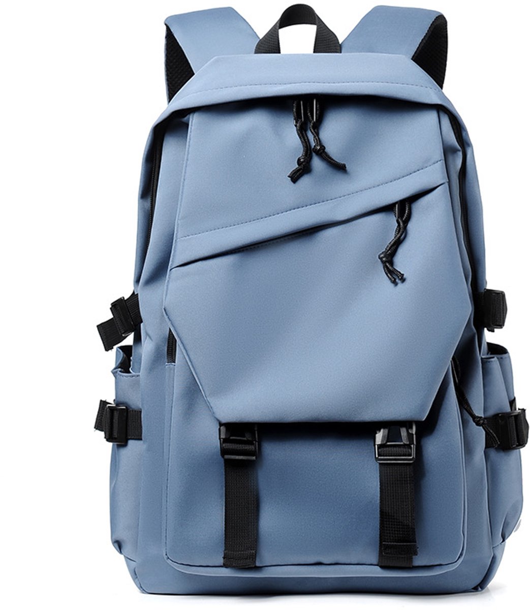 YAGXIG Casual Rugzak - Studentenrugzak - Outdoor Reisrugzak - Stijlvolle en Lichtgewicht Rugzak - Reisschoudertas - Laptoprugzak - Geschikt voor middelbare scholieren (Blauw)