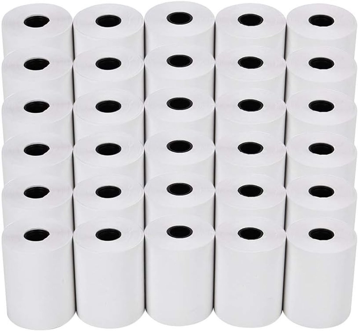 50 Thermal Rolls 57 mm x 12 mm x 15 m - Bonrollen, Thermisch Papier, Reservepapier voor Kassasystemen