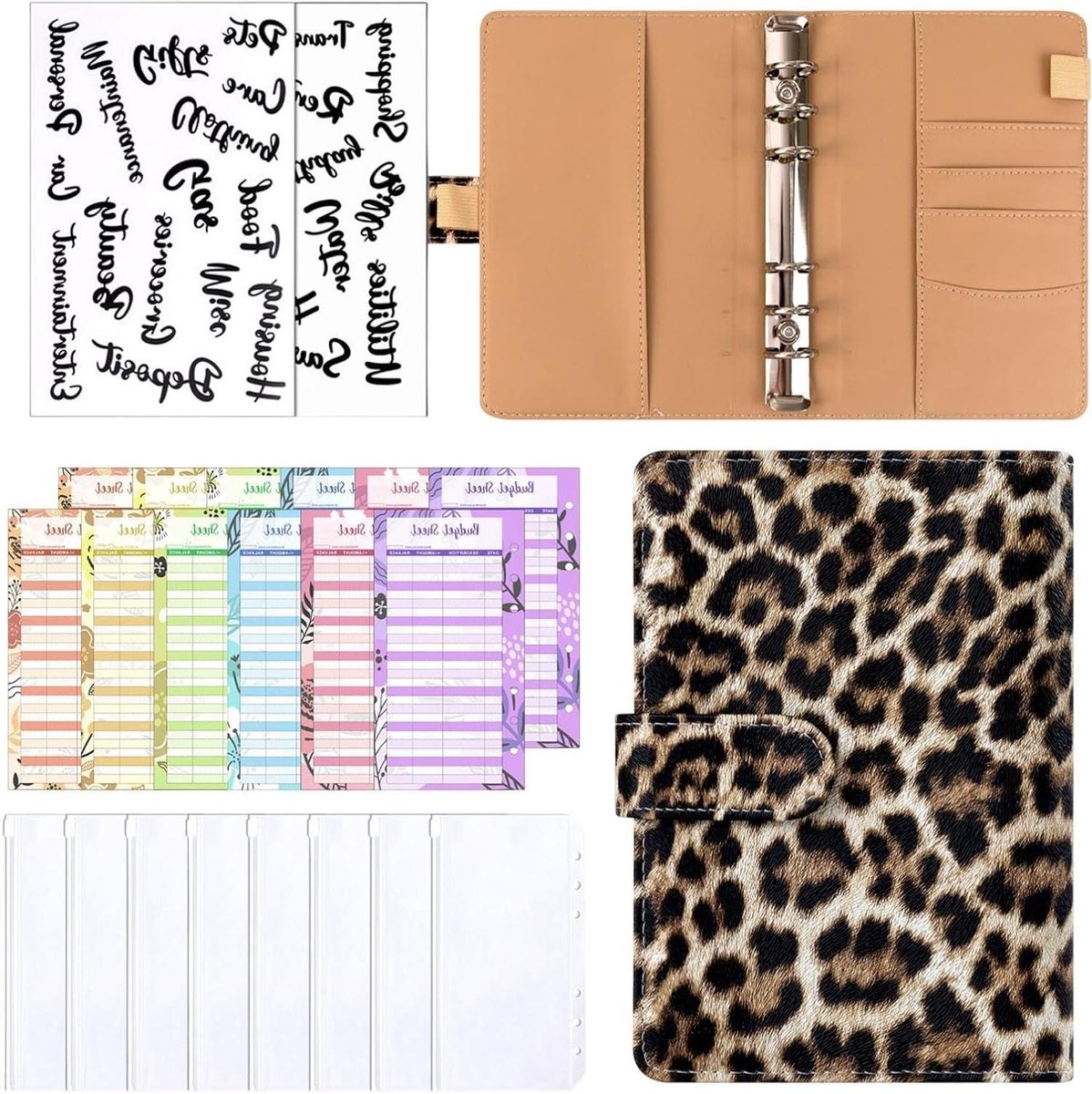 Spaarchallenge Boek - Budget Planner Geld Enveloppen - Geld Besparen Organiseren - Interactief Visueel Tracken - 19 x 14 cm
