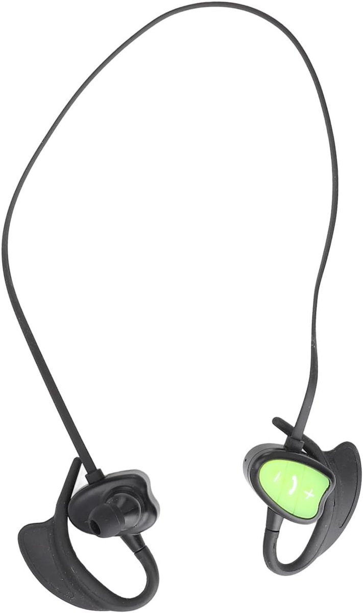 SnelShoppen - Zwem Bluetooth Sportkoptelefoon IPX8 Waterdicht Noise Cancelling Hoofdtelefoon voor Duiken en Surfen (Groen)