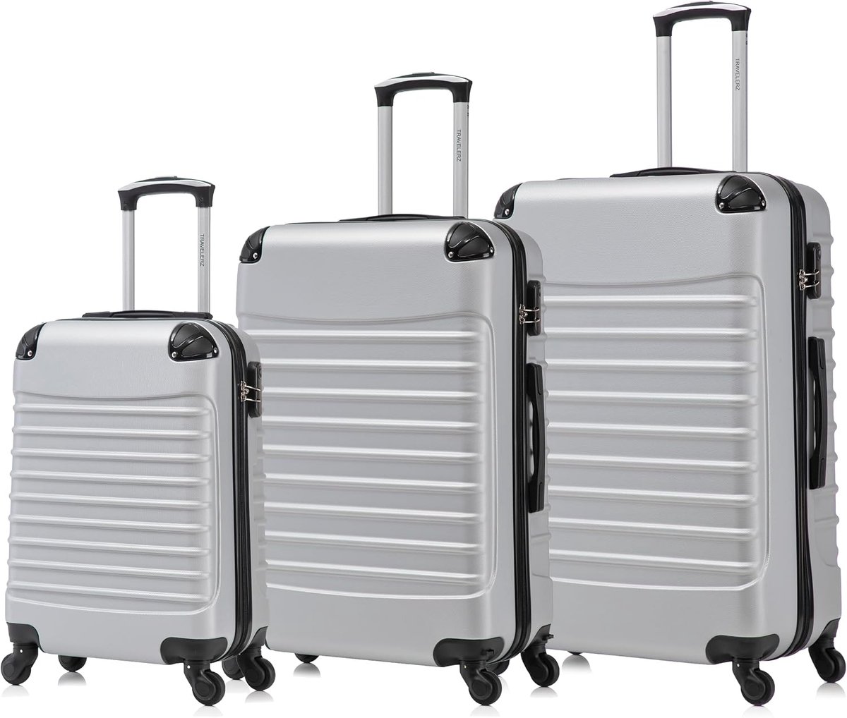 Koffer Set 3-Piece - Lichtgewicht ABS - Spinnerwielen - Ideaal voor reizen - ShopVlot