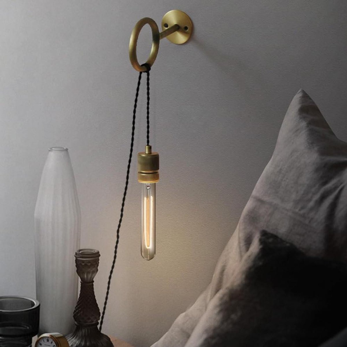 Moderne Wandlamp - Sfeerverlichting Decoratieve Lamp - Woonkamer Decoratie - Metaalijzer Constructie - 12.5 x 8 cm - Antiek