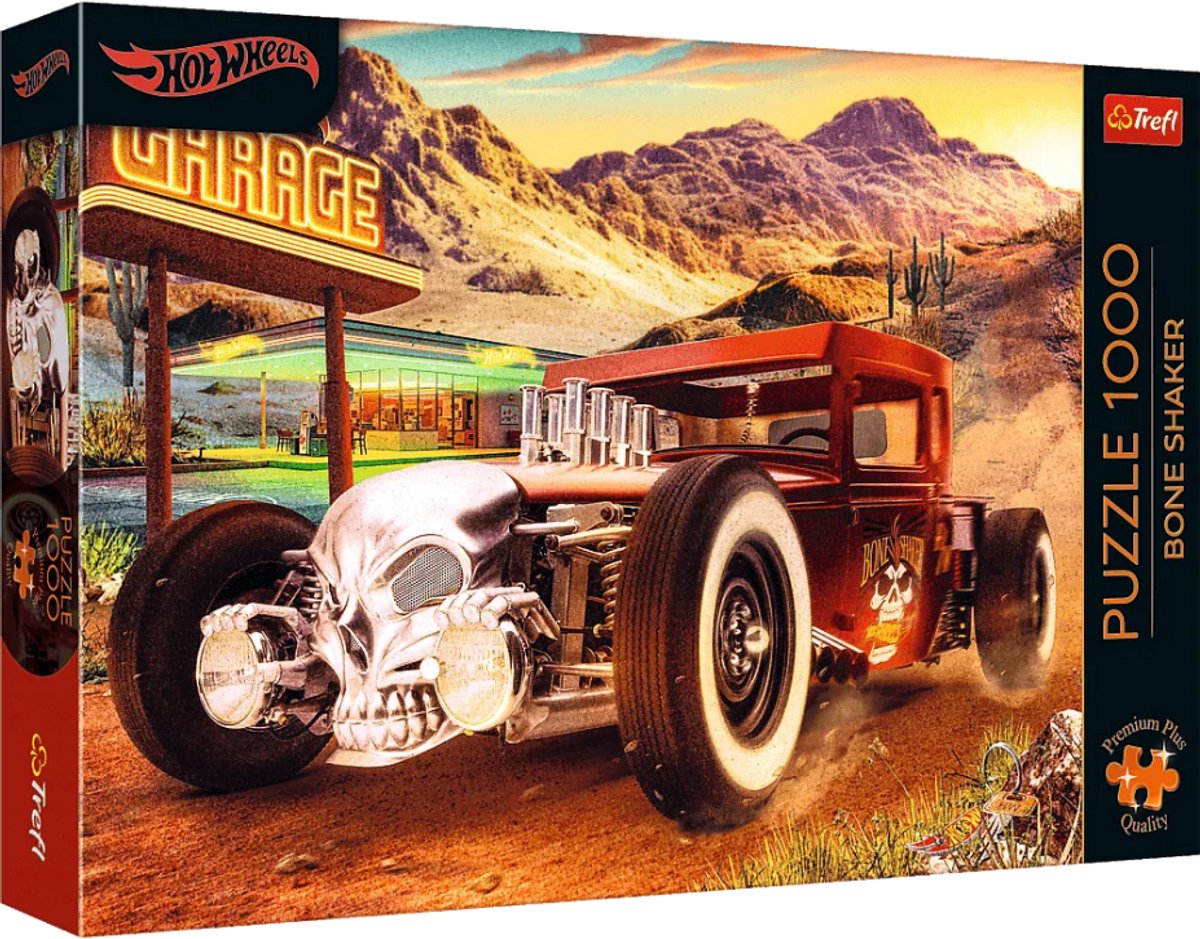 Puzzel – 1000 Premium Plus – Hot Wheels: Bone Shaker – Trefl 12091