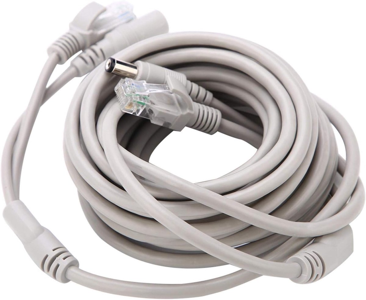 SnelShoppen - RJ45 + DC Ethernet Kabel voor IP Camera's NVR Systeem - 10Mbps/100Mbps - Verkrijgbaar in 5M/10M/15M/20M