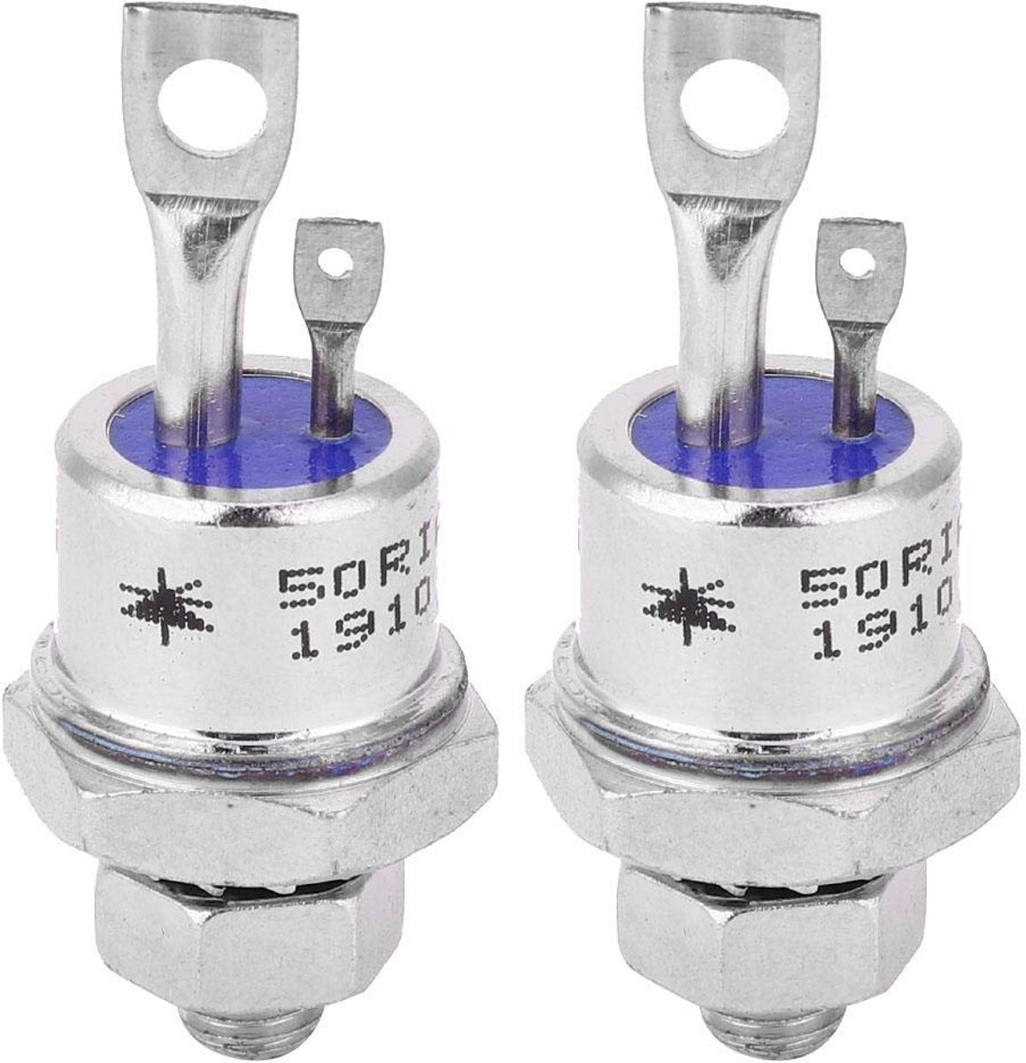 SnelShoppen - SCR Thyristor Rectifier 50A 1200V Bolt Type - 2 Stuks - Voor Motorregeling, Accu's en Verwarmingssystemen