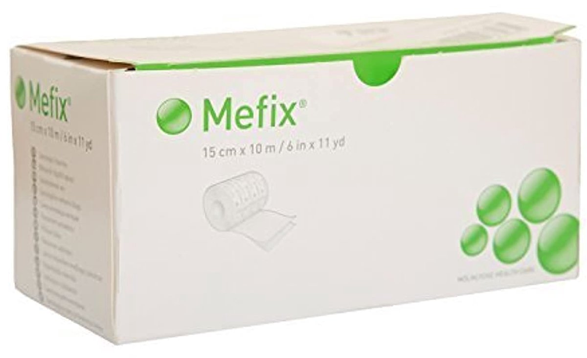 SnelShoppen - Mefix Tape 15cm x 10m - Ideale Hechtband - Zelfklevende Tape voor Verband en Wondverzorging - Sterk, Ademend en Waterdicht - Geschikt vo