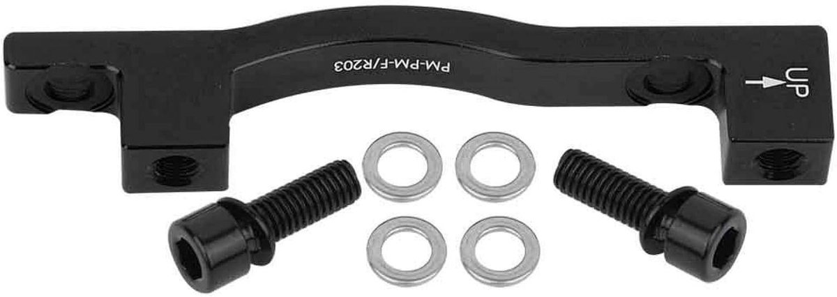 SnelShoppen - F203 Bicycle Caliper Adapter - Duurzame Fietsschijfrem Bevestiging voor MTB - Aluminium, Corrosiebestendig, Eenvoudige Installatie, Gesc