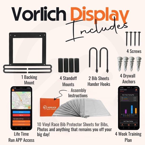 Medaillehouder en Bibdisplay - Sport Display - Herinneringen Bewaren - Ruimte voor 50+ Medailles - 356 cm Breed - Zwart — afbeelding 3