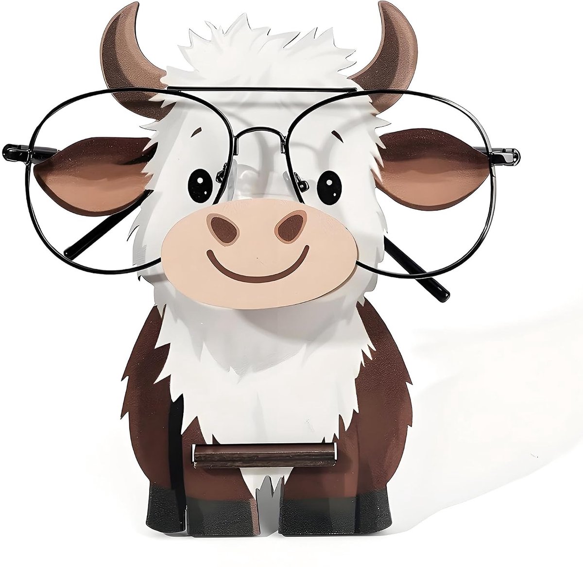 Brilhouder dier - 3D houten dieren ontwerp - decoratieve zonnebrilhouder - schattige accessoire voor bureau - ShopVlot