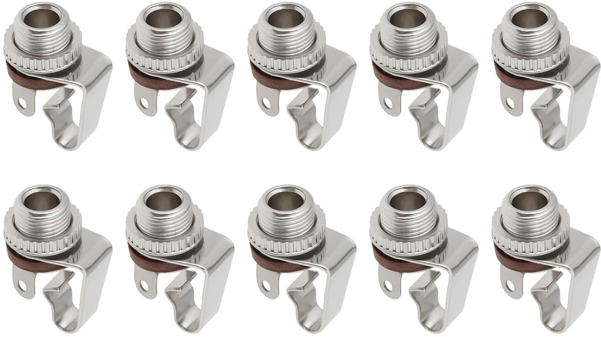 3.5mm audio mono socket - 2-pins jack - geschikt voor hoofdtelefoons - stabiele signaaloverdracht - ShopVlot