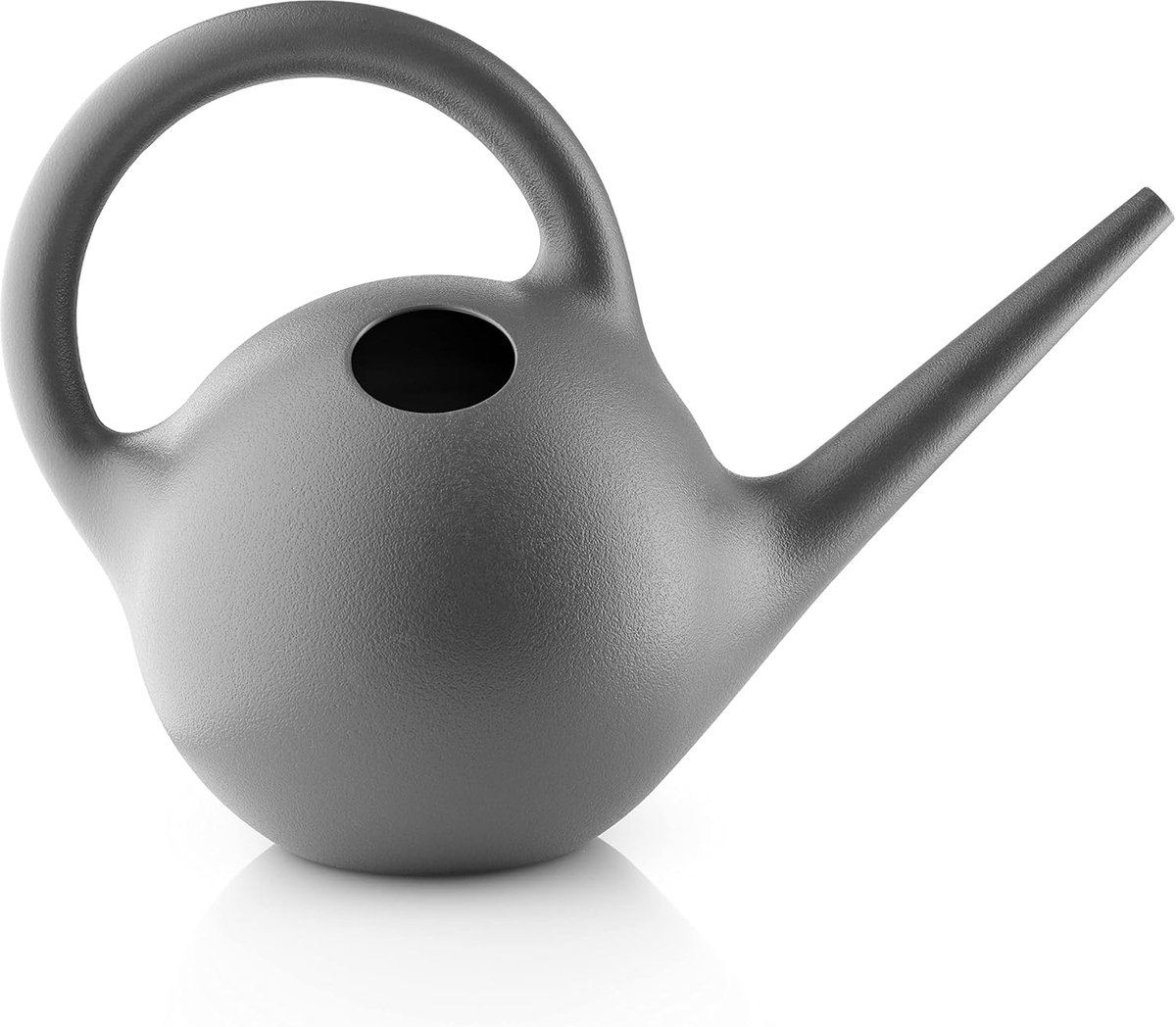 SnelShoppen - Gieter 2.5L Donkergrijs, Waterkan met Decoratief Ontwerp, Handige Vulopening, Geschikt voor Tuin en Huis, Unisex Gieter voor Elke Gelege