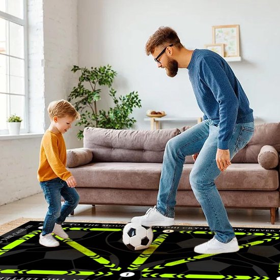 Voetbal Trainingsmat - Voetbalcontrole Mat - Balvaardigheid Verbeteren - Antislip Ontwerp - 50 x 80 cm - Groen — afbeelding 2