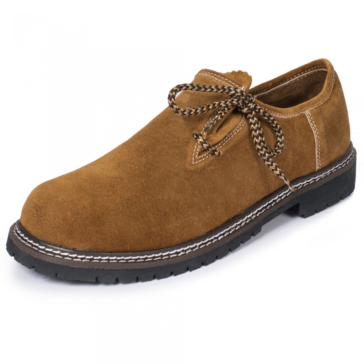 PAULGOS *Haferl*-schoenen van echt leer (traditionele Alpenstijl) – 4 kleuren, maten 39–47