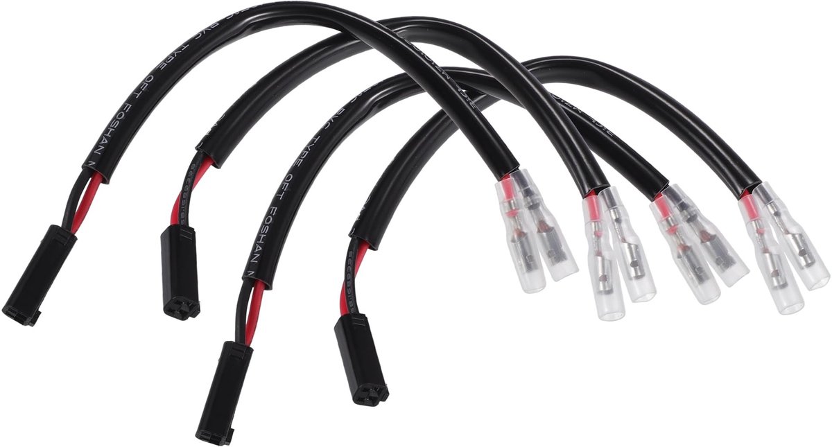 Solidchoice - Adapterkabel voor Motorfiets Richtingaanwijzers, Set van 4