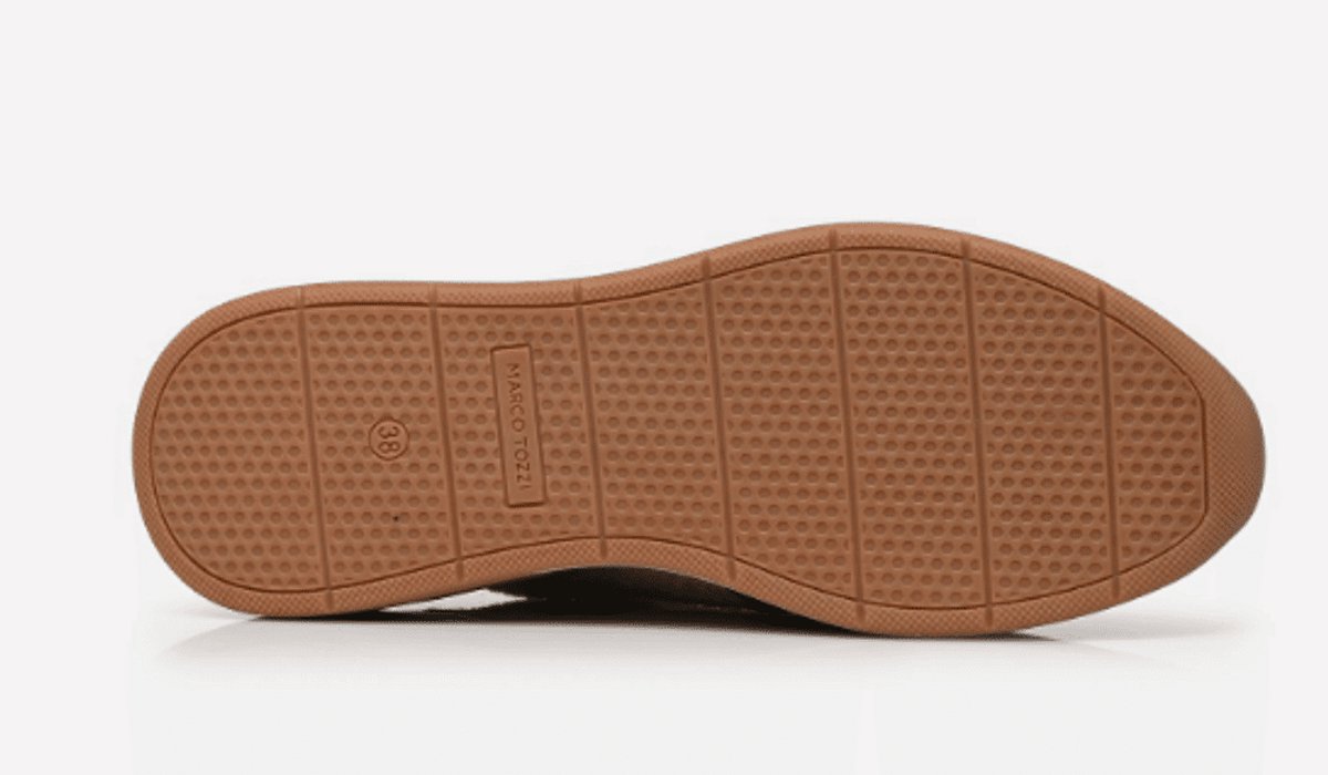 Marco Tozzi Dames Sneaker | Beige | Maat: 42