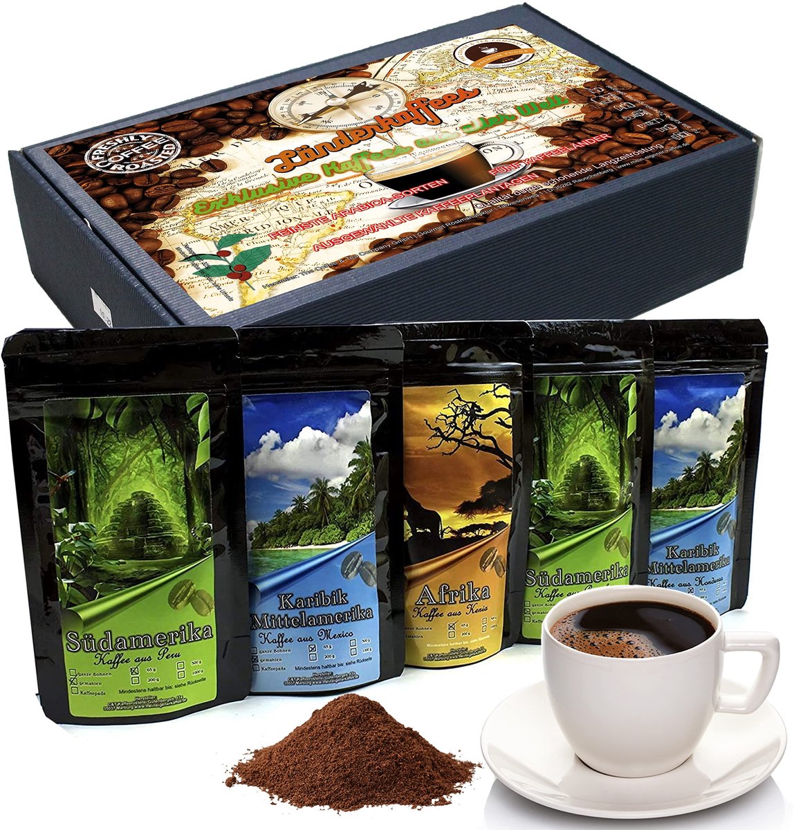 Solidchoice - Giftset Wereldse Koffie in Geschenkdoos