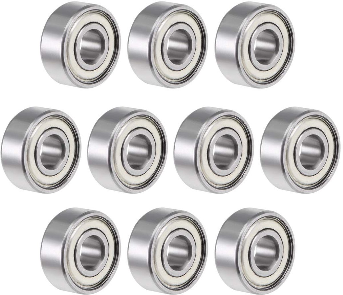 Solidchoice - ABEC-3 Kogelgelagerde R3ZZ Lagers Set van 10