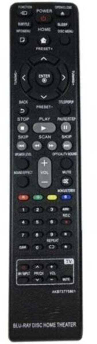 Compatibel met de volgende afstandsbedieningen: AKB73775801 Home Theater Remote Control, AKB73315302, HB806TM, BH5140S, BH5440P, LHB655