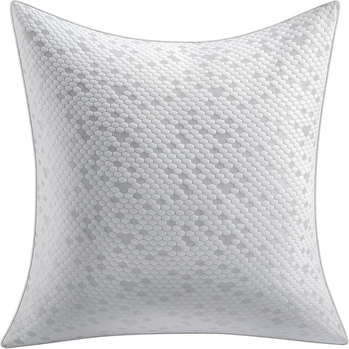 Kussen - 80 x 80 cm - Traagschuim - Hoogte Verstelbaar met Ritssluiting - Voor Zij-, Buik- en Rugslapers