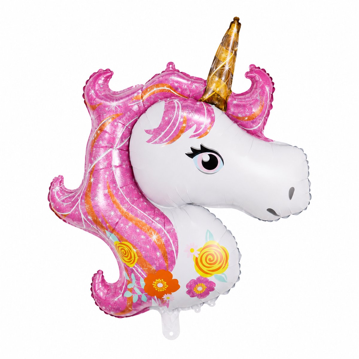 Fienosa Unicorn Ballon Roze – Grote Eenhoorn Folieballon 110 x 80 cm – Verjaardag Versiering – Helium Geschikt
