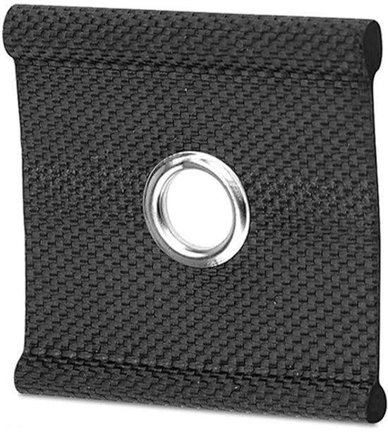 12 Pack Piping Eyelet S-Hooks - RV Shelter Hooks - Awning Hooks voor 5/6mm, 7/8mm Piping Rails - Caravan en Camping Canopy Piping Hooks (Black) — afbeelding 2