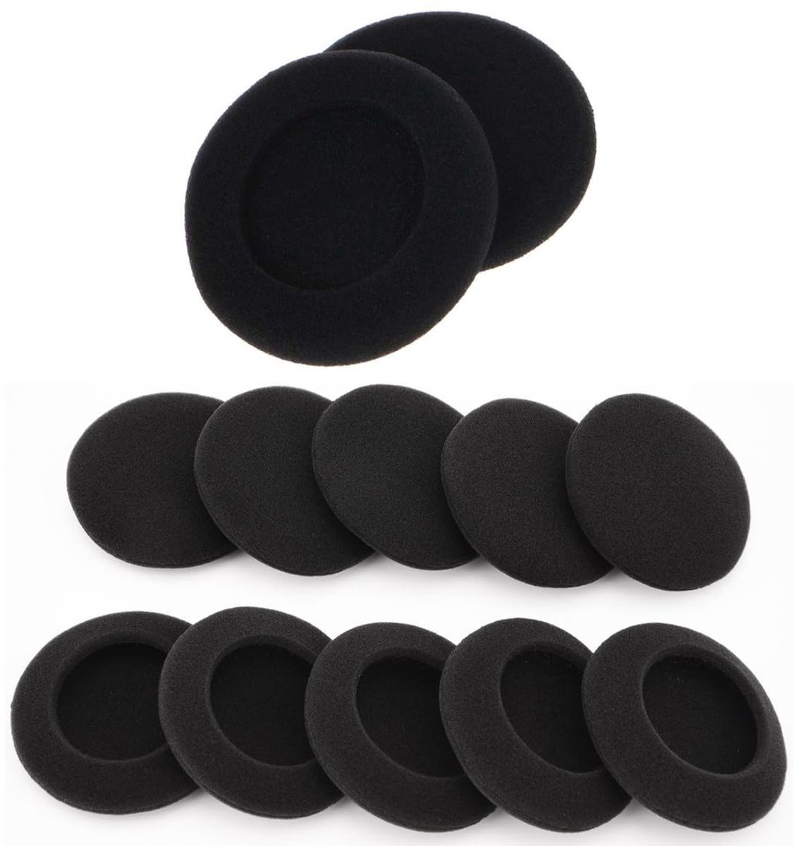 Solidchoice - Set van 12 Universele Hoofdtelefoon Covers van Schuim