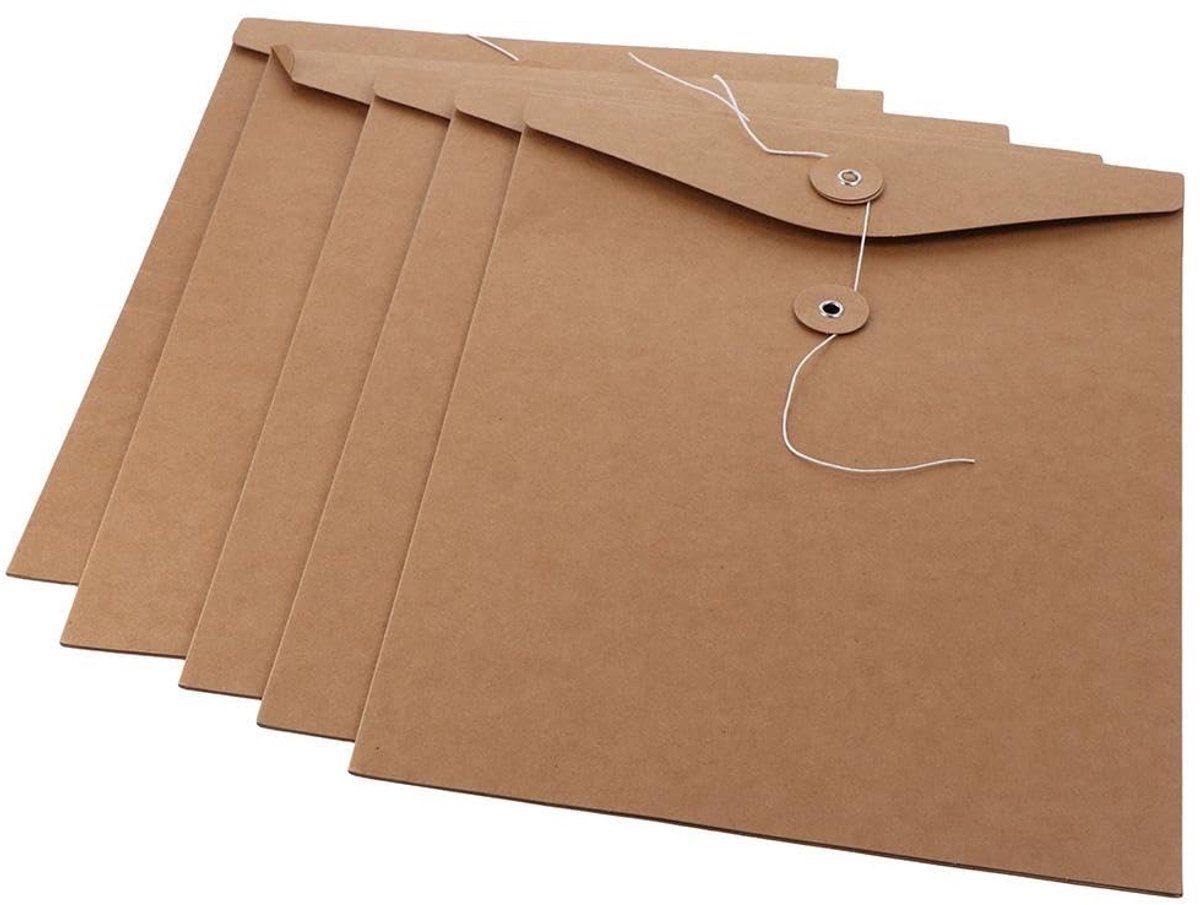 Solidchoice - Document Organizer Kraftpapier 5 Stuks
