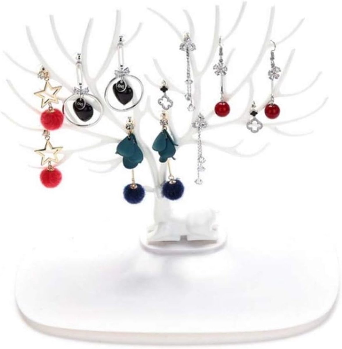 Boomvormige Sieraden Opbergdoos, Sieraden Opbergrek Ketting Oorbel Rack Display Stand - ShopVlot
