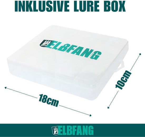 8 cm - 16 g Topwater Fishing Bait - 5 Pieces Lure Box Set - Surface Bait Lures for Pike and Catfish Fishing van Merkloos — afbeelding 5