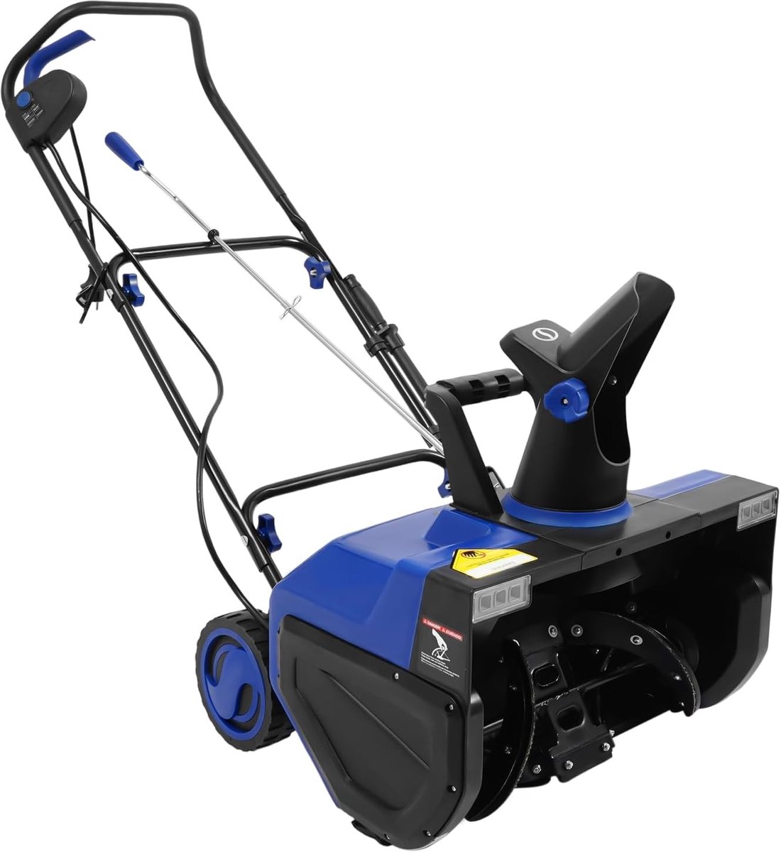 Elektrische sneeuwruimer, 220 V, 2400 W, sneeuwploeg met ledverlichting, 56 cm werkbreedte, 180 graden draaibare - ShopVlot