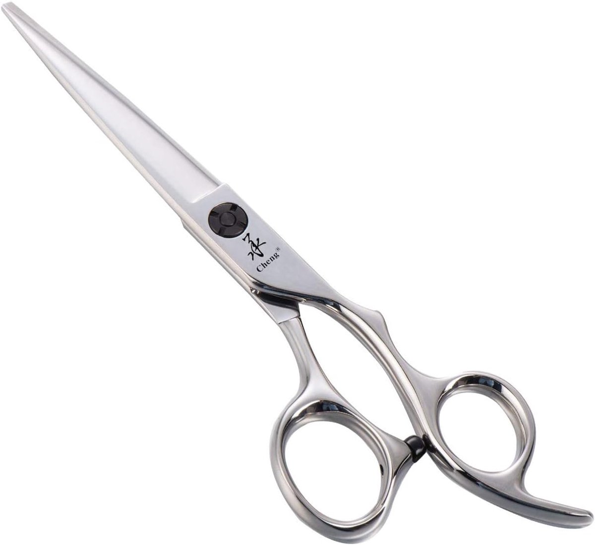 Cheng UC-55 Barber Scissors 5.5 inch Professional for Hairdressing Salon Stainless Steel Hair Cutting Scissors (5.5 - ShopVlot