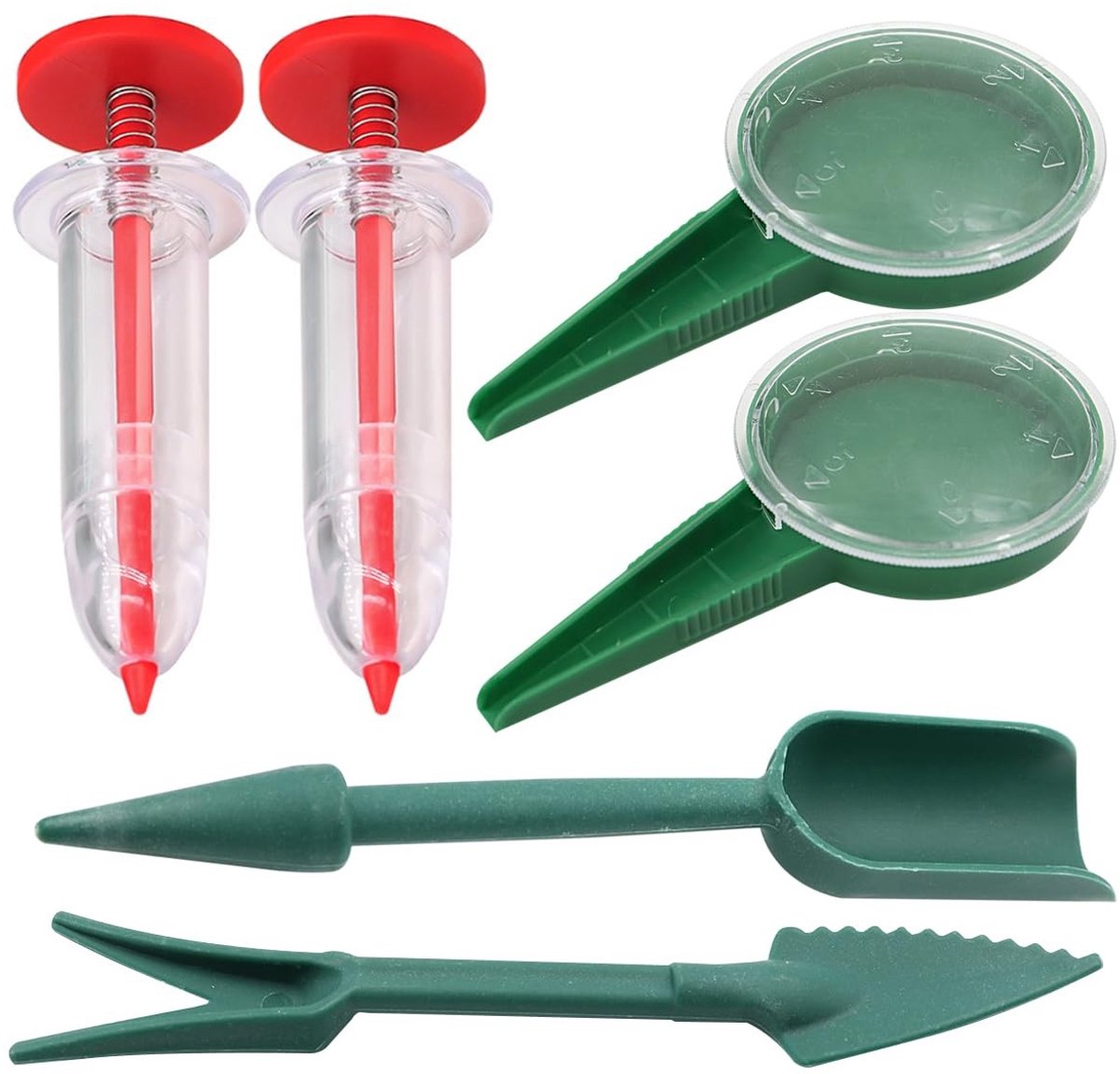 Solidchoice - 6-delige Zaaddispenser voor Kleine Zaden Handmatig