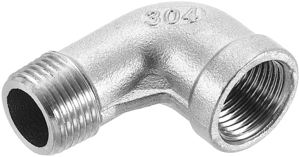 Solidchoice - Roestvrijstalen 90 Graden Hoekfitting voor Lucht- en Pvc-pijpen