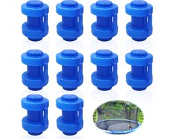 Trampoline eindkappen - 10 stuks trampoline eindkappen - eindkappen voor bevestiging - trampoline reserveonderdelen - randafdekking - trampoline accessoires - eindkappen beschermkappen Ø 25 mm