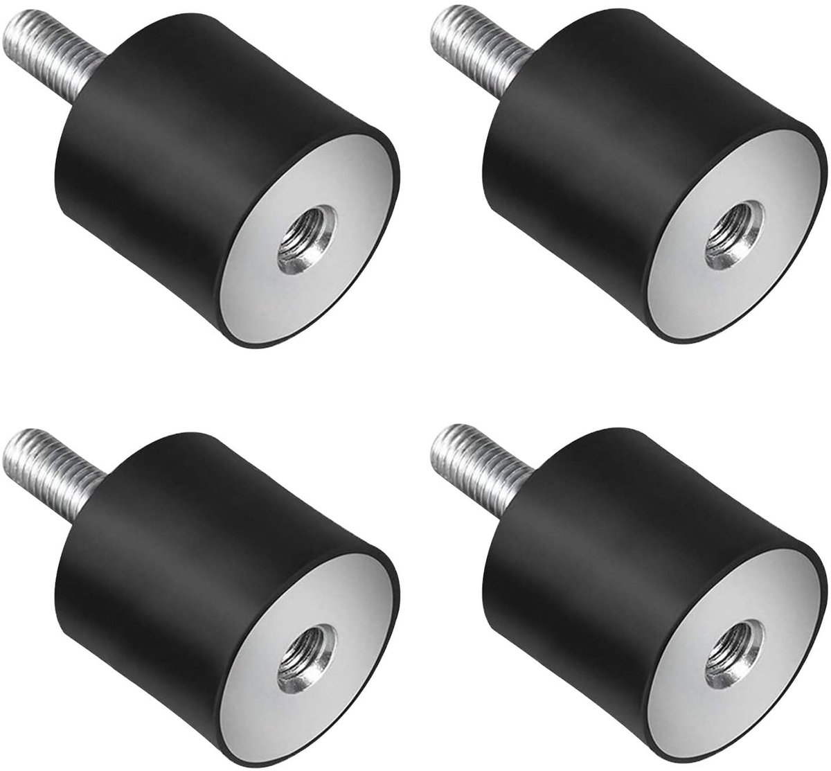Solidchoice - Set van 4 Rubber Motorsteunen Antivibratie