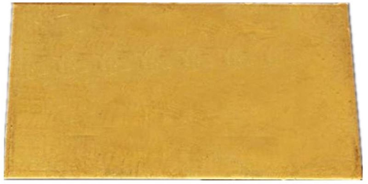 Solidchoice - Messing Plaat voor DIY Projecten 3mm x 60mm x 100mm