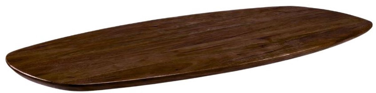 LABEL51 Modular Match Tafelblad - 1407 - Bruin - Hout - 160 cm - Deens Ovaal - Sloppy