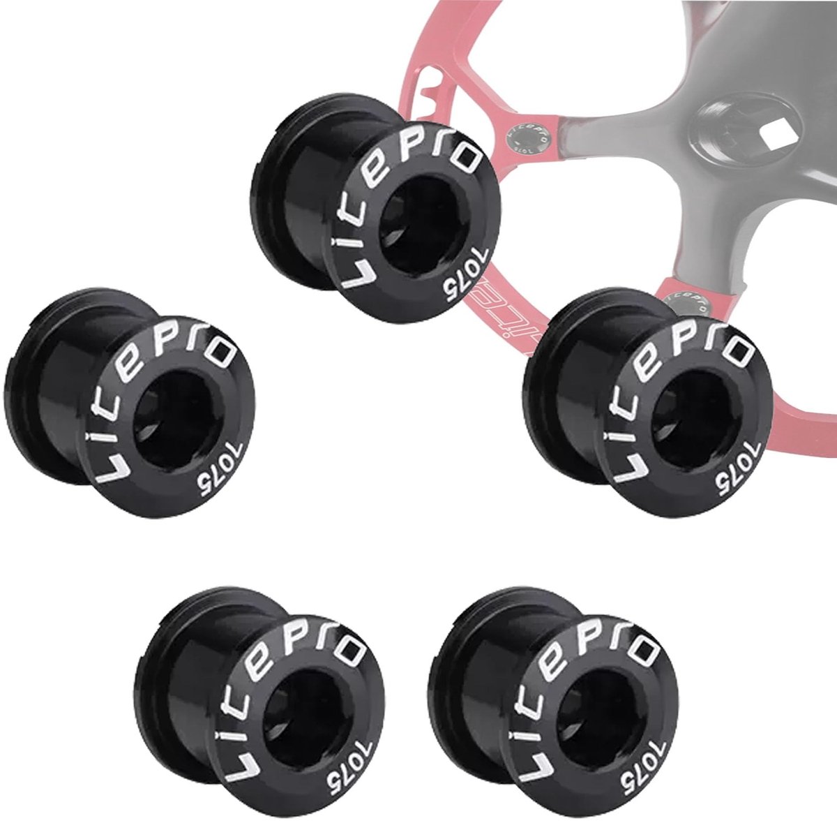Solidchoice - 5 Stuks Aluminium Kettingschroeven voor Fietsen