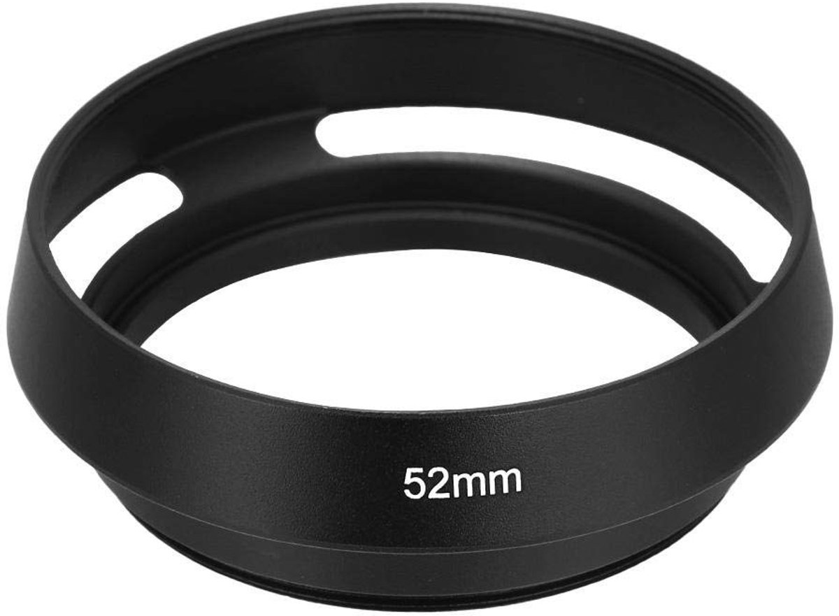 Solidchoice - Universele Camera Zonnekap van Aluminium voor 52mm Lensen