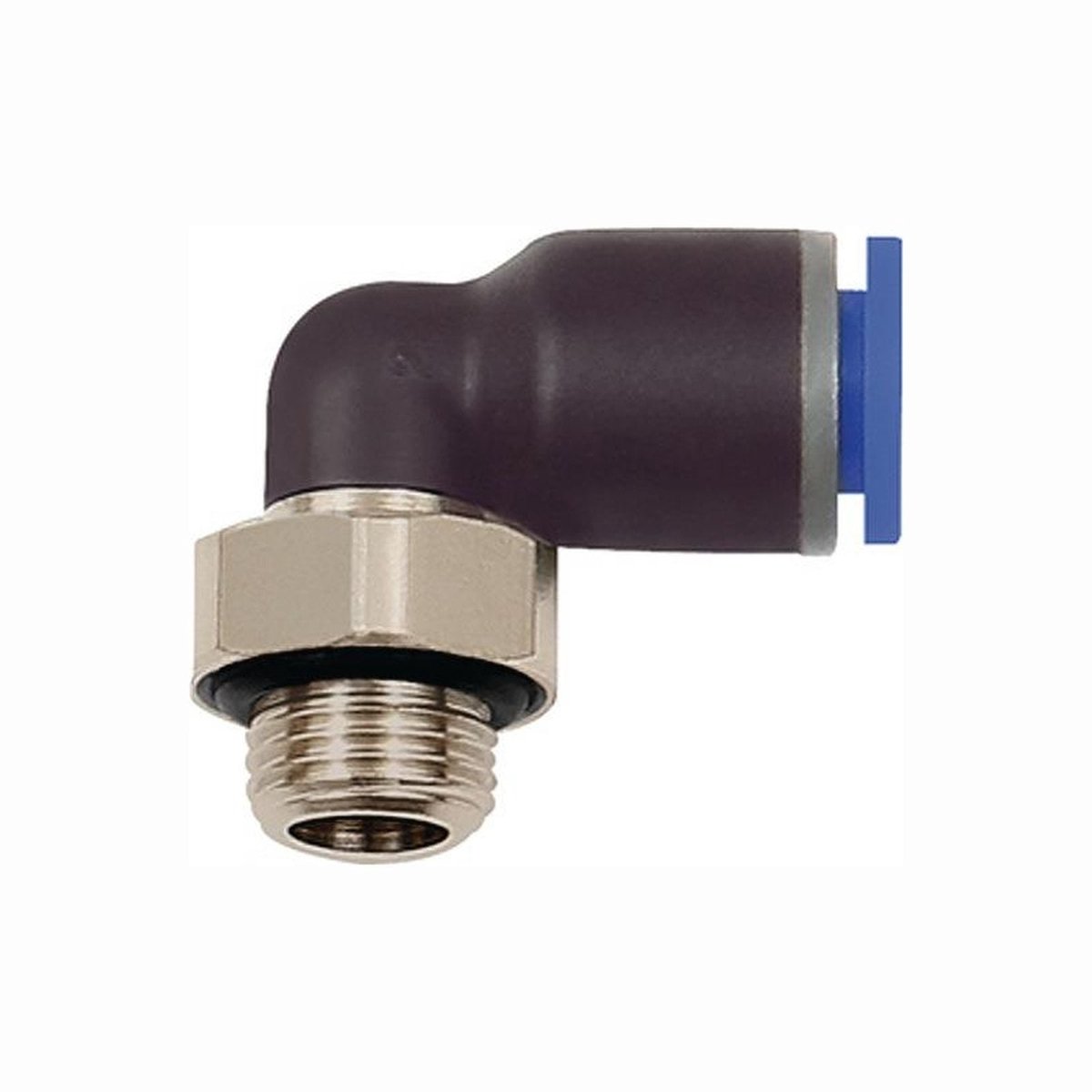 Riegler L-Steckschroefverbinding Blauwe Serie AG G 1/2″ SW 24 mm m. O-Ring draaib. cyl. 10 mm - 109277