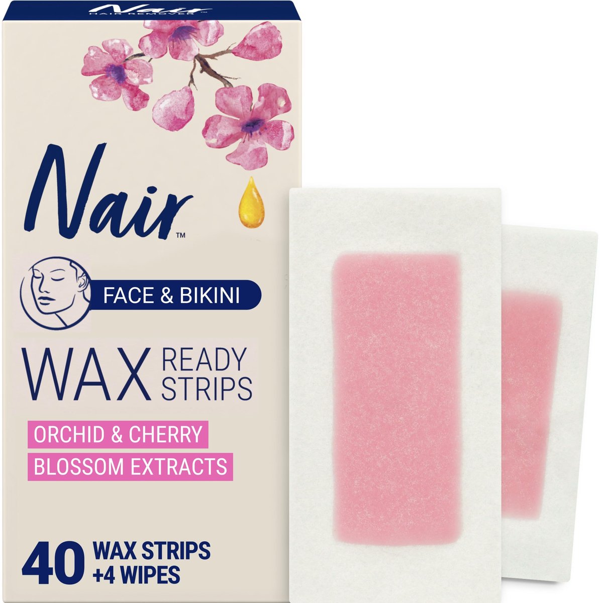 Solidchoice - Waxstrips voor Gezicht en Bikinizone, 40 Stuks