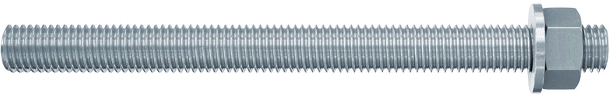 Fischer 10x Ankerstang FIS A M 10 x 130 gvz galvanisch verzinkt staalkwaliteit 8.8 - 524170